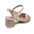 SANDALIA TACON PITILLOS 11216 ORO