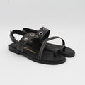 SANDALIA PLANA NEGRO 14437