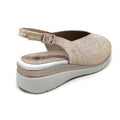 SANDALIA PLATAFORMA PITILLOS 11044 ORO