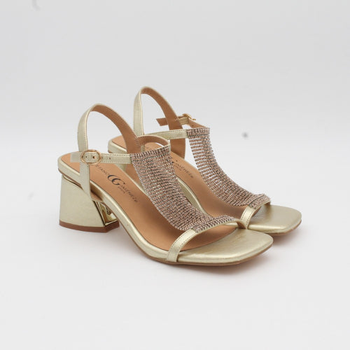 SANDALIA TACON GOLD 72005