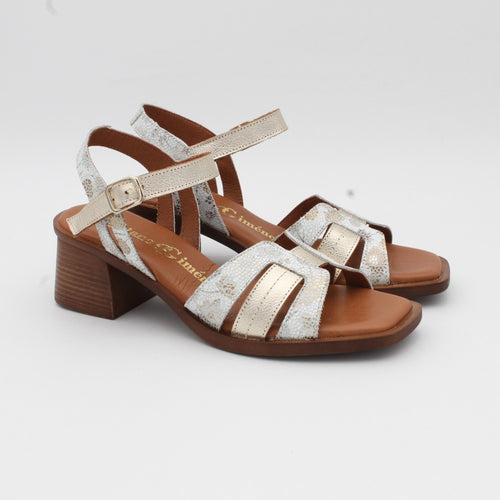 SANDALIA TACON BRONCE 15562