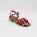 SANDALIA TACON ROJO 14440