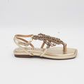 SANDALIA PLANA GOLD 72010