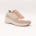 SNEAKER DESCANFLEX 80023 BEIG ROSA