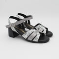 SANDALIA TACON PLATA 15562