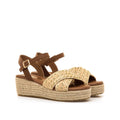 SANDALIA PLATAFORMA CUERO 59553