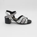 SANDALIA TACON PLATA 15562