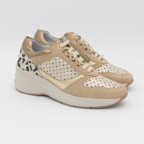 SNEAKER DESCANFLEX 80028 LATTE MANCHIATTO
