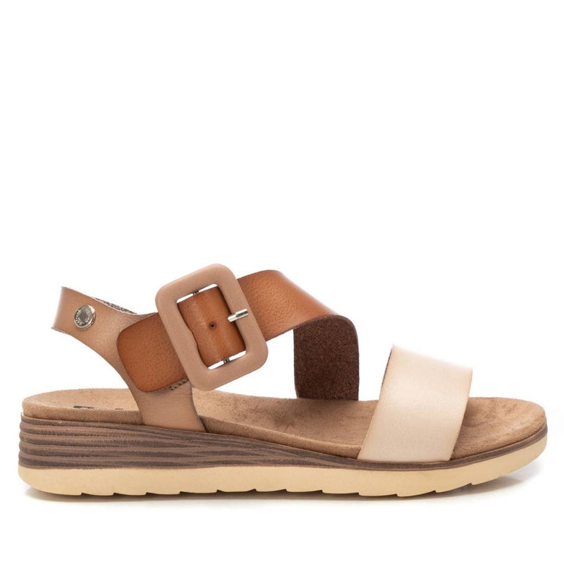 SANDALIA CUÑA REFRESH 172844 TAUPE