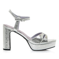 SANDALIA TACÓN MARIA MARE 68532 PLATA