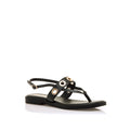 SANDALIA PLANA NEGRO 55755