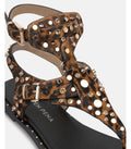 SANDALIA PLANA LEOPARD 8208