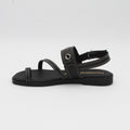 SANDALIA PLANA NEGRO 14437