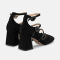 ZAPATO TACON ALMA EN PENA I250301 SUEDE BLACK