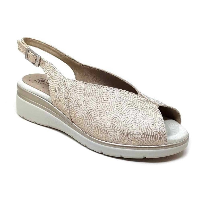 SANDALIA PLATAFORMA PITILLOS 11044 ORO