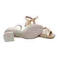 SANDALIA TACON PITILLOS 11216 ORO