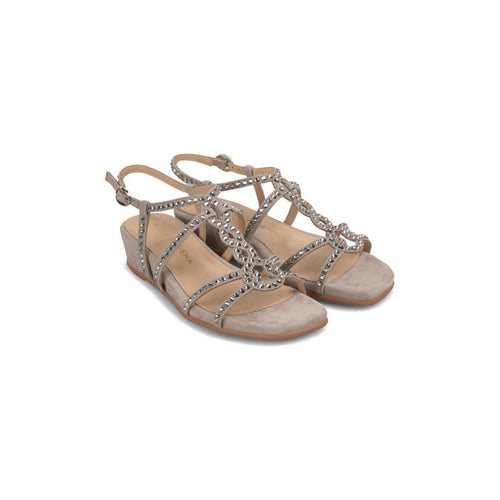 SANDALIA CUÑA ALMA EN PENA V2551770 TAUPE