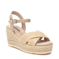SANDALIA CUÑA REFRESH 172650 BEIG