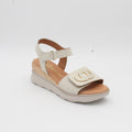 SANDALIA PLANA IVORI 21220