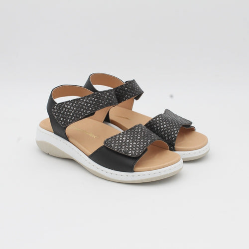SANDALIA DESCANFLEX 18570 NEGRO