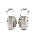SANDALIA TACON SILVER 68711