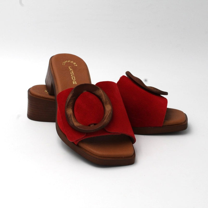 SANDALIA TACON ROSSO 14431