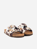 SANDALIA PLATAFORMA PRINT VACA 747