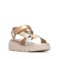 SANDALIA CUÑA XTI 145398 ORO