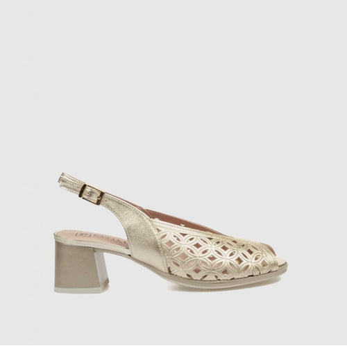 SANDALIA TACON PITILLOS 11210 ORO