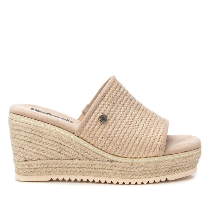 SANDALIA CUÑA REFRESH 172649 BEIG