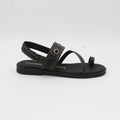 SANDALIA PLANA NEGRO 14437