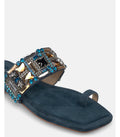 SANDALIA PLANA NAVY 8454