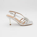SANDALIA TACON PLATA 56006