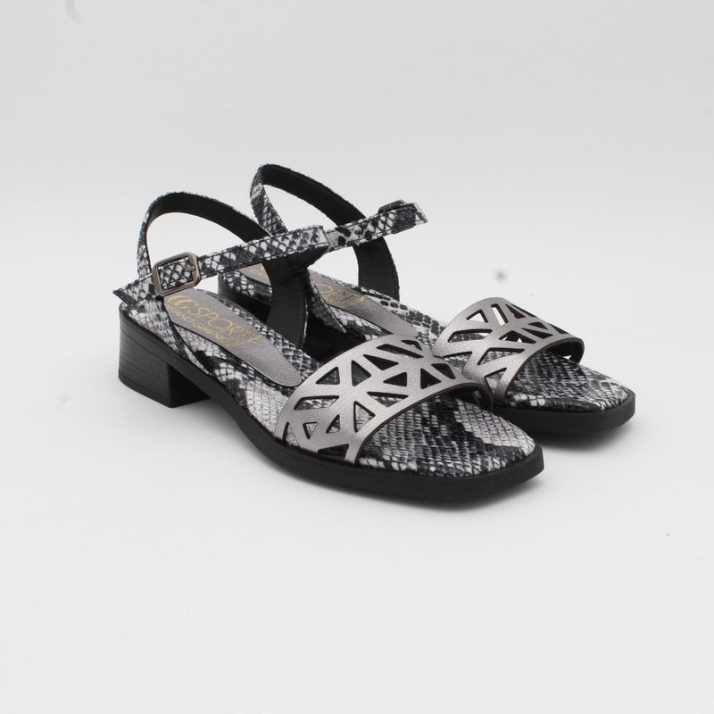 SANDALIA TACON ACERO 14440